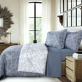 thumbnail image 3 of Elegant and Chic Winter Brush Reversible Soft Down Alt 3-Piece Comforter Set by Southshore Fine Linens, 3 of 3