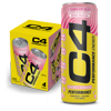 C4 Performance Energy Drink, Strawberry Blast, 12oz, 4 Pack Cans