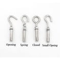 thumbnail image 2 of Expansion Screw Bolts, Anchor Bolt Hooks,Open Expansion Hook 304 Stainless Steel Concrete Wall Anchor Bolt Cup Closed Spring Hooks Sleeve(2 Pcs)(Thread Diameter:Small Opening M6) (Size : Closed M6), 2 of 5