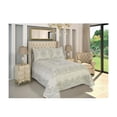 thumbnail image 1 of DORMIREAL Colcha Fatima Individual De Color Blanco Y Verde, Doble Vista, Ropa De Cama Habitación Decoración, para Todas Las Estaciones, Cómodo, Acogedor, Lavable En Casa DORMIREAL COFAVEIN, 1 of 2