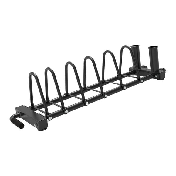 Almencla Barbell Rack Equipment Commercial Gym Workout Practical Barbell Storage Rack L Flat pads
