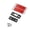 B, variant on B Thin Profile Magnetic Door Closer Stainless Steel Material Hardware Tool For Home Use Includes Adhesive And Screws