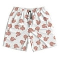 thumbnail image 5 of Goofa Red Fox Printed Mens Swim Trunks Summer Quick Dry Short Beach Swimwear Bathing Suits-3X-Large, 5 of 9