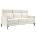 thumbnail image 2 of Modway Huxley Leather Sofa in White, 2 of 9