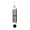 Black, variant on Wind Chime - 50in Basic Design - Silver Tube