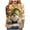 Gold, variant on St Patricks Day Shirt Women 2025 Casual Plus Size 3/4 Sleeve Irish Clover Shirts Funny Saint Patrick's Tunic Tops (White, XXL)