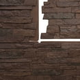 thumbnail image 5 of Ekena Millwork 49"W x 25 1/2"H x 1 1/4"D Acadia Ledge Stacked Stone, EverStone Faux Stone Siding Panel, Deep Creek, 5 of 9