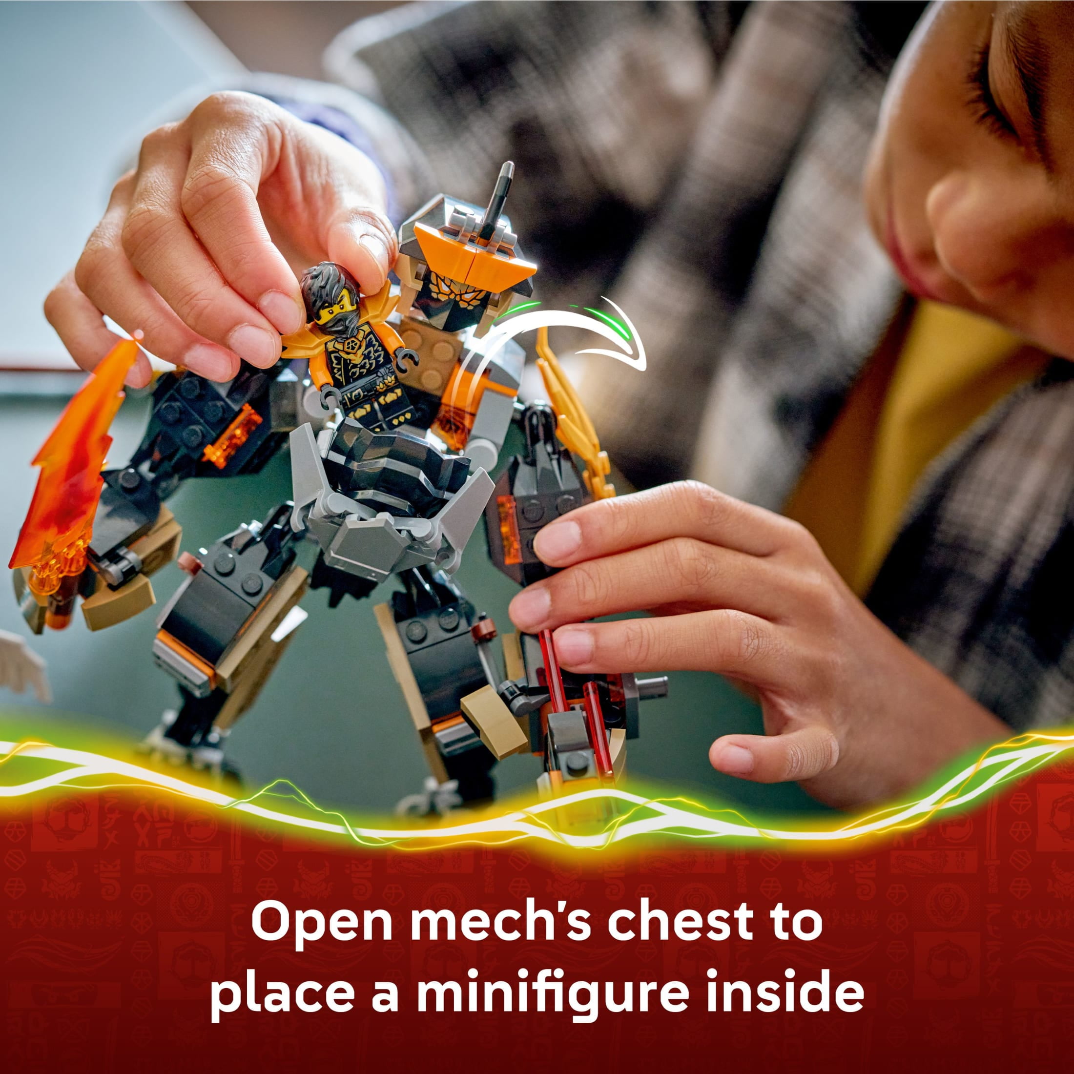 LEGO NINJAGO Cole‚Äôs Mission Mech & Dragon Zane Building Toy