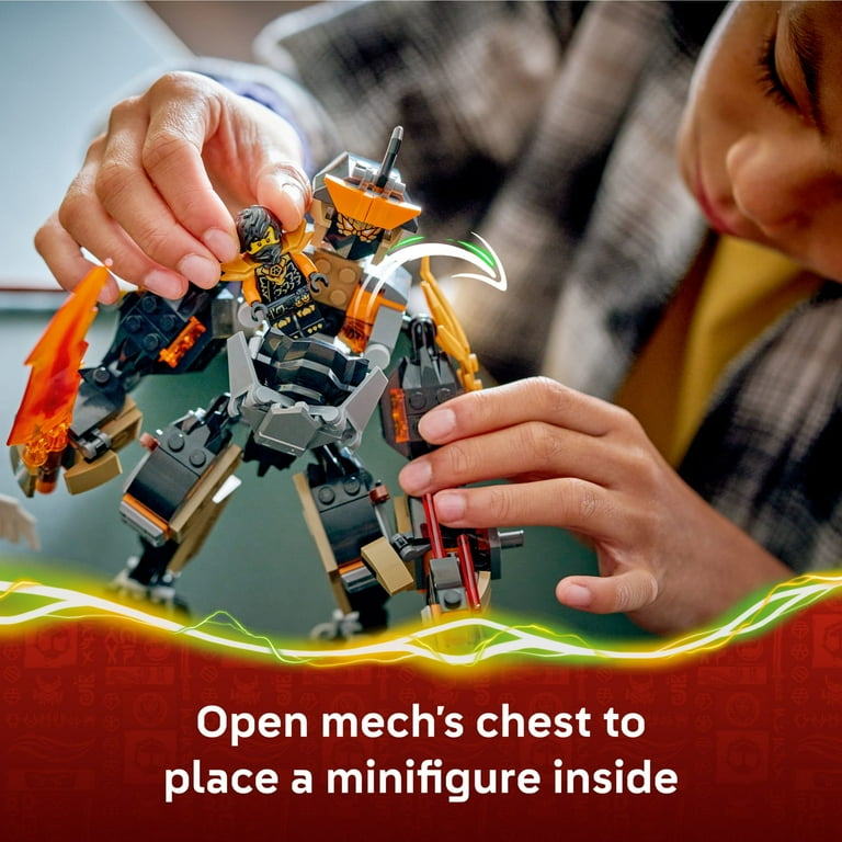 LEGO NINJAGO Cole‚Äôs Mission Mech & Dragon Zane Building Toy