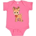 thumbnail image 3 of Inktastic Cute Christmas Reindeer with Christmas Lights Boys or Girls Baby Bodysuit, 3 of 5
