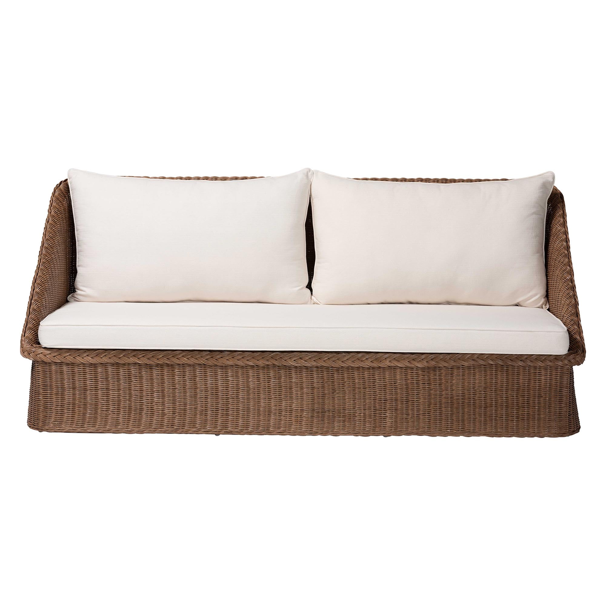 bali & pari Derris Boho Sofa, Peanut Brown