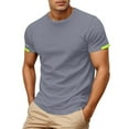 thumbnail image 1 of Men's Casual T Shirts For Sports Breathable And Short Sleeve Tees Perfect For Spring And Summer Activities Loose Fit Design For Ultimate Comfort, 1 of 6