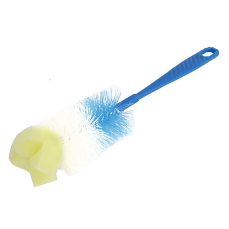 - Household Plastic Handle Sponge Bristle Bottle Glass Cup Brush Scrubber Cleaner