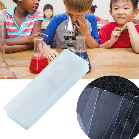 HEMOTON  12 PCS Small Microscope Slides with Specimens for Kids Glass