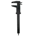thumbnail image 4 of DIY 150mm Vernier Caliper Plastic Mini Multi Function Ruler Plastic Sliding Dial Gauge Dual Scale Accurate Measuring Tool Woodworking Model Black, 4 of 8
