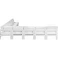 thumbnail image 4 of Meridian Furniture Nizuc White Outdoor Patio Modular Sectional, 4 of 9