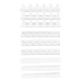 thumbnail image 1 of Worallymy juego de organizador de joyas colgantes soporte adhesivo montado en la pared colgador de collar de plástico accesorios de almacenamiento 9 Uds. Worallymy JD720446216, 1 of 7