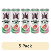 (5 pack) Reign Storm Clean Energy, Guava Strawberry, 1 Count, 12 fl oz