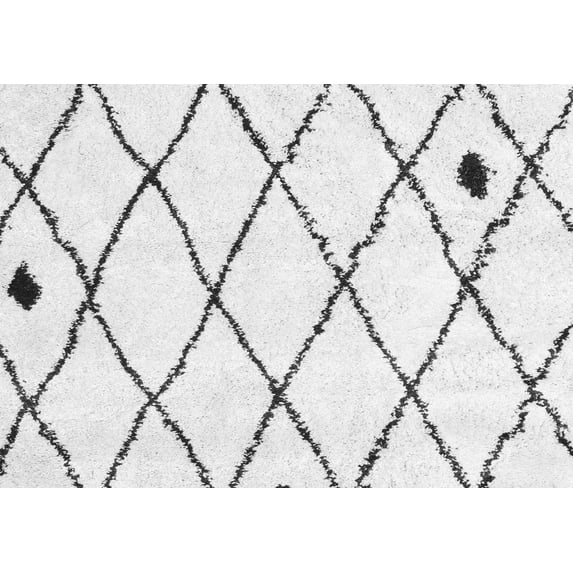 Ahgly Company Indoor Rectangle Solid Gray Modern Area Rugs, 7' x 9'