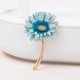 thumbnail image 4 of Broche de flor de Margarita, broche de aleación, Pin de solapa de flor de Margarita, broche de moda para mujer, 4 of 6