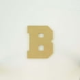 thumbnail image 4 of Package of 1, 16 Inch X 3/4" Thickness MDF Letter B in The Collegiate Font, Thick for Art & Craft Project, Made in USA, 4 of 4