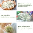 thumbnail image 3 of 10 PCS Real Touch White Babys Breath Artificial Flowers - Soft, Delicate, and Realistic for Wedding Bouquets, DIY Wreath, Floral Arrangement, Home Party Decoration, and Event Centerpieces, 3 of 9