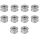 thumbnail image 1 of 10 poleas tensoras Prime GT2 de 20 dientes de 5 mm de diámetro, polea tensora GT2 de aleación de aluminio con rodamiento de bolas doble, para impresora 3D, correa de distribución de 6 mm de ancho, 1 of 4