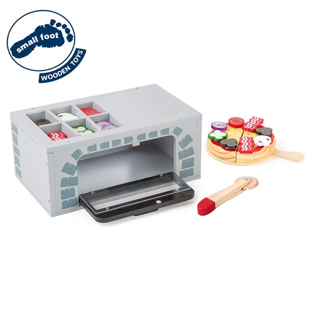 Small Foot Wooden Toys Pizza Oven With Accessories Playset Walmart