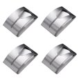 thumbnail image 1 of Kenally 4 unidades/paquetes de soportes para toallas de platos, gancho de suspensión montado en la pared de acero inoxidable, bastidores antiarañazos, Artesanía Kenally TO002381-00, 1 of 6