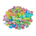 thumbnail image 2 of The Dark Pebbles Luminous Stones Rocks For Garden Aquarium Decoration, 2 of 8