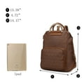 thumbnail image 5 of MKF Collection June Women’s Backpack, M Signature Vegan Leather Daypackpack For Travel by Mia K, 5 of 8