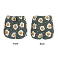 thumbnail image 6 of Sigee Cute Poached Eggs for Women's Athletic Shorts High Waisted Running Shorts Pocket Sporty Short Gym Elastic Workout ShortsSmall, 6 of 9