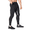 Black, variant on Mens Thigh Mesh Gym Jogger Pants, Casual Slim Fit Tapered Workout Training Sweatpants with Zipper Pocket (Large, Black)