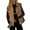 Brown, variant on Oplxuo Women's Stand Collar Puffer Vests Sleeveless Winter Warm Button Down Zip Up Padded Gilet Coats with Pockets