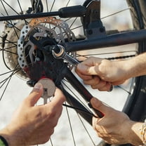 Masteelf 6 Pairs Mountain Bike Brake Pads Semi-Metallic Disc Brake Pads Replacement Cycling Brake Accessories for Electric Bikes Road Bikes