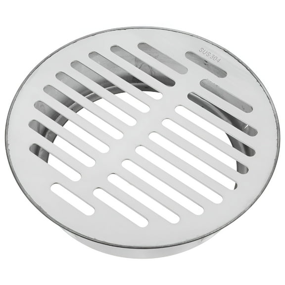 TALENO Round Stainless Steel Floor Drain Cover–Metal Filter for Outdoor Use
