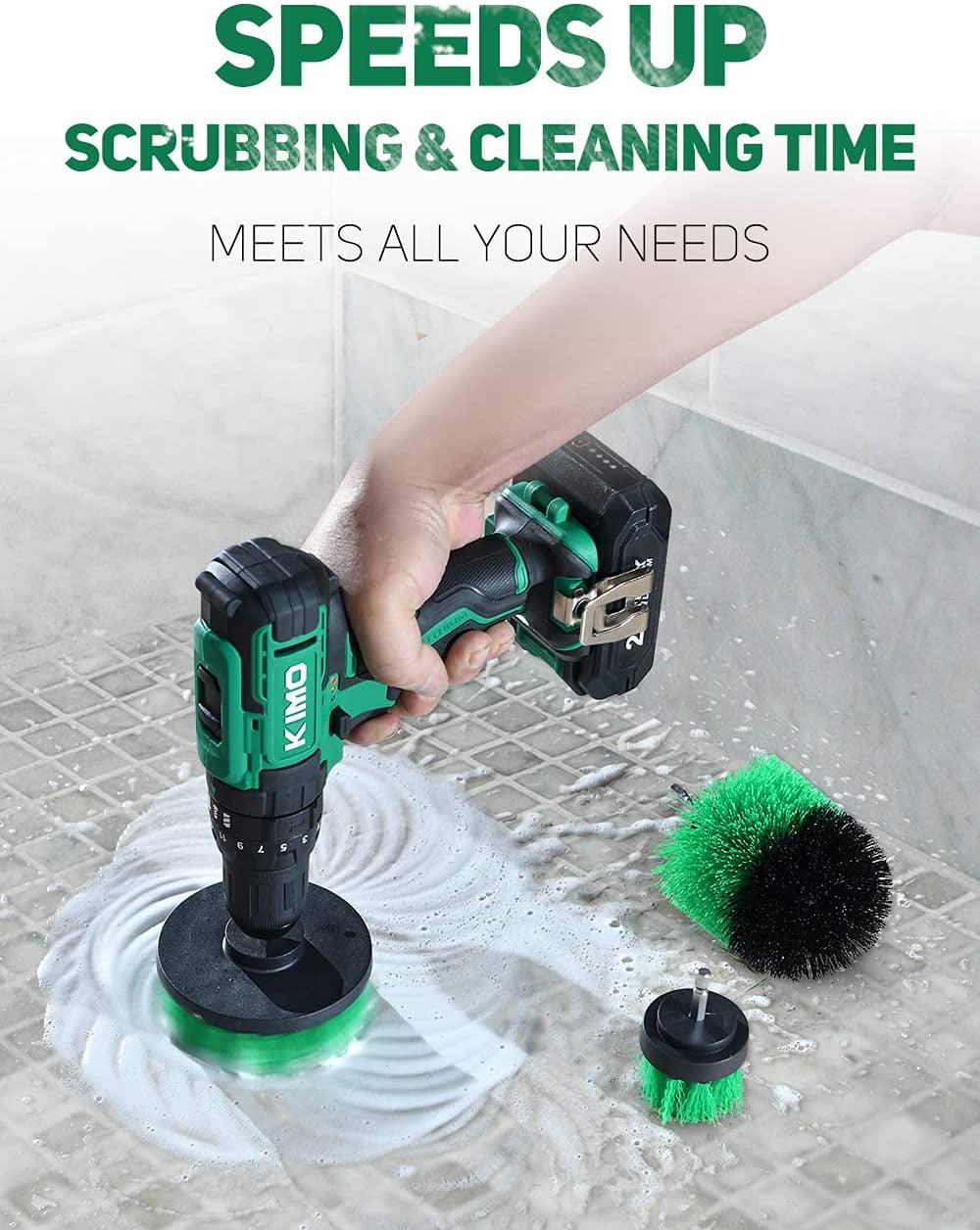 Buy KIMO Cordless Drill Driver Kit, 46PCS Accessories, 20V Impact Drill