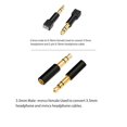 thumbnail image 2 of 1 Pair 0.78mm to 3.5mm Pin for M1 M2 ZX-1 WTD-3 DIY Stereo Headset, 2 of 5