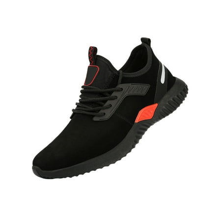 

Wazshop Women Men Safety Shoe Steel Toe Protection Boot Lace Up Work Boots Puncture-proof Insulated Unisex Outdoor Durable Black I 7