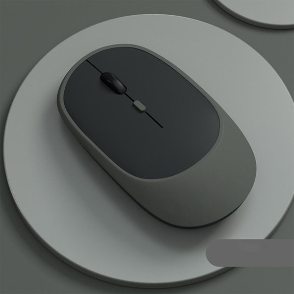 Bluetooth 5.0 & USB Wireless Mouse, 2.4G Noiseless Rechargeable Computer Mouse with USB Receiver, Optical Mice for PC Laptop Tablet Desktop