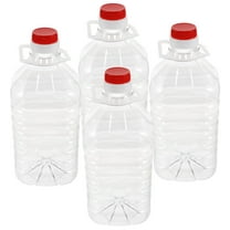 Hemoton Portable Water Container with Handle for Outdoor Camping and Home Use Made of Reusable Plastic Transparent 2 5L