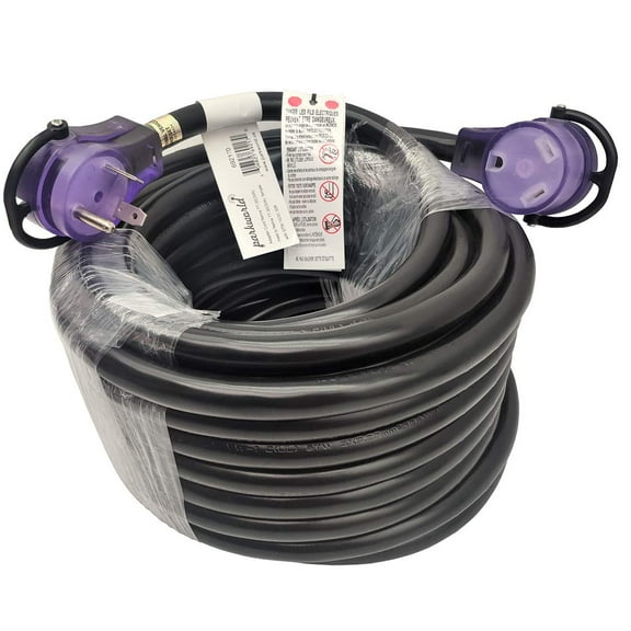 Parkworld 692170 RV 30A NEMA TT-30 Extension Cord 50'