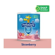 PediaSure Grow & Gain Shake Mix Powder, Strawberry, 14.1 oz Can, 8 Servings