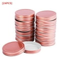 thumbnail image 3 of 24Pcs 86mm Split\-Type Wide Mouth Jars Lids Storage Caps with Silicone Sealing Rings Replacement Seal Cover No.03, 3 of 8