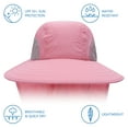 thumbnail image 4 of Bassdash UPF 50+ Unisex Water Resistant Wide Brim Sun Hat with Large Neck Flap Ponytail Fishing Hat for Men Women, 4 of 8