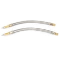thumbnail image 2 of KIMISS Tire Valve Extension, 2Pcs Tire Valve Stem Extension Adaptor Stainless Steel Braided Car Universal 250mm, 2 of 8
