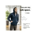 thumbnail image 3 of Mio Marino Men’s Full Zip Fleece Hoodie Sweatshirt, 3 of 6