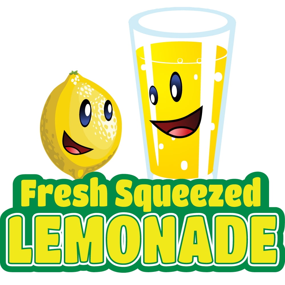 lemonade Concession Decal sign cart trailer stand sticker equipment