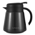 Lafeeca Thermal Coffee Carafe Tea Pot Stainless Steel, Double Wall