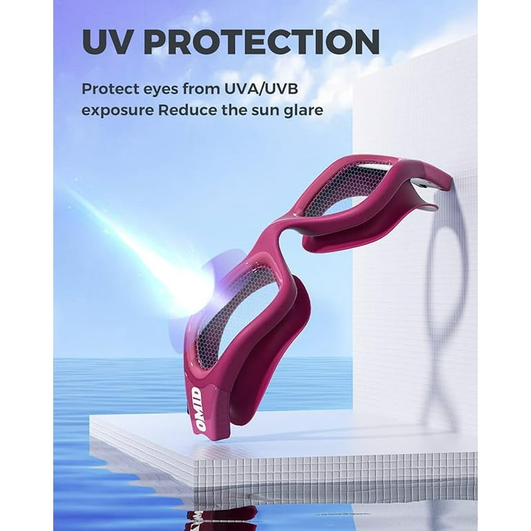 OMID Swim Goggles, Comfortable Polarized Anti-Fog Swimming Goggles For 3 thumbnail image